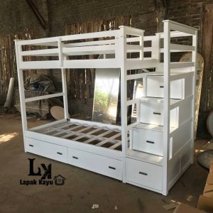 Double Divan Minimalist White