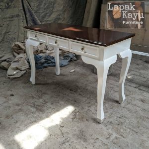 Clasic Console Table White Brown