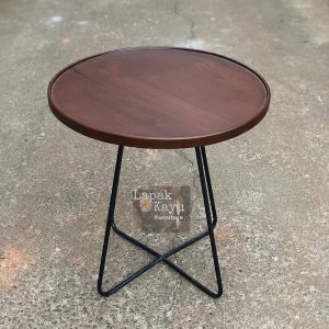 Iron Teak Coffee Table