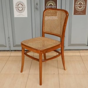 Bentwood dining chair With rattan