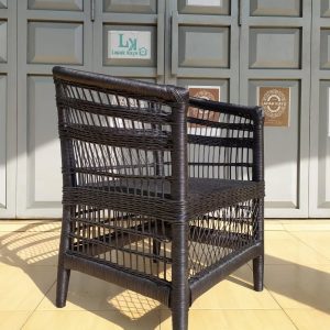Rattan Chair Black Yosi