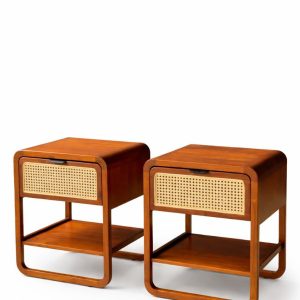 Cane Minimalist Bedside